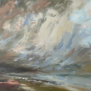 Sea Air Oil on canvas framed, 73 x 63 x 3 cm (framed size)